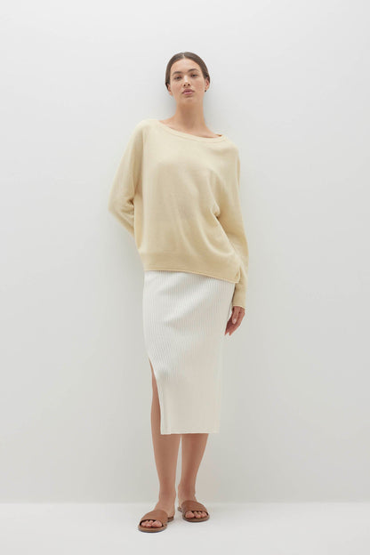 AZALEA CASHMERE OFF THE SHOULDER SWEATER