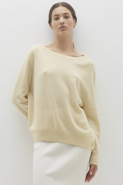 AZALEA CASHMERE OFF THE SHOULDER SWEATER