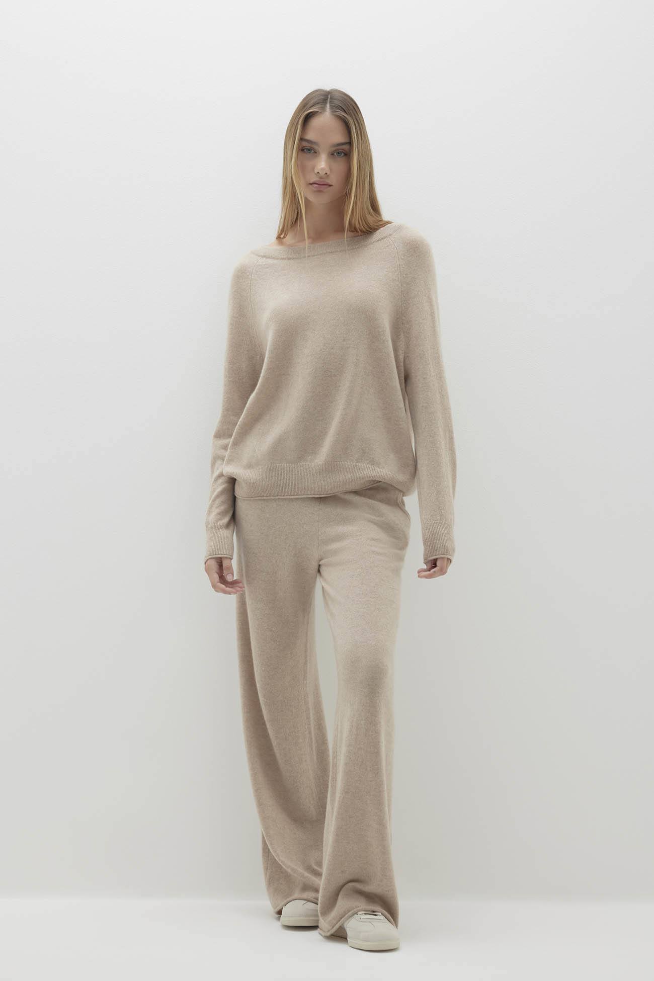 AZALEA CASHMERE OFF THE SHOULDER SWEATER