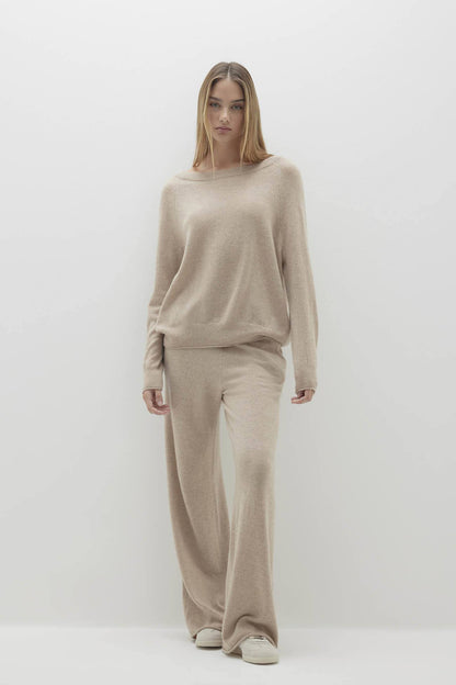 AZALEA CASHMERE OFF THE SHOULDER SWEATER