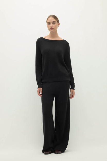 AZALEA CASHMERE OFF THE SHOULDER SWEATER