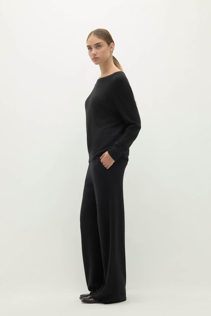 AZALEA CASHMERE OFF THE SHOULDER SWEATER