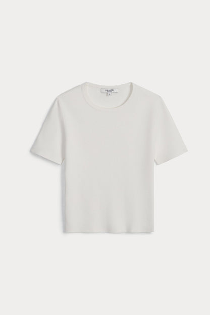 AMEY COTTON CASHMERE CREWNECK TEE