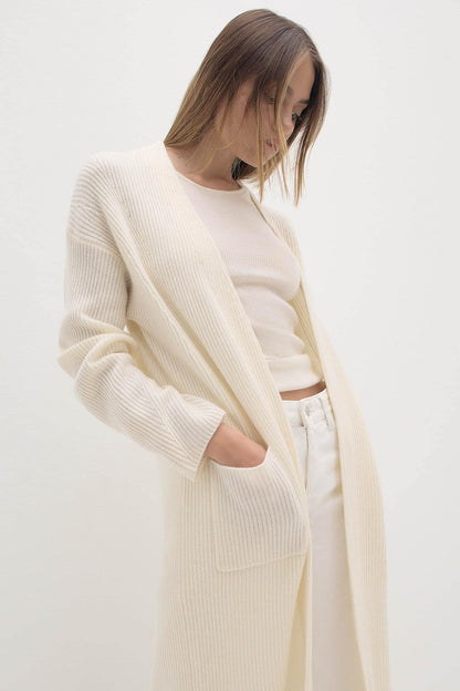 ALISE LONGLINE CASHMERE CARDIGAN