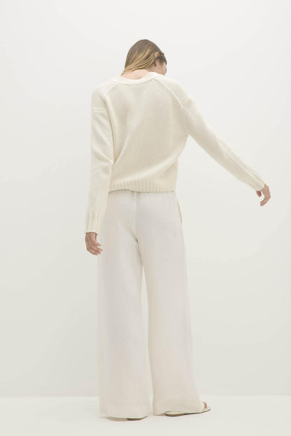 GENEVIEVE ORGANIC CASHMERE BLEND CARDIGAN