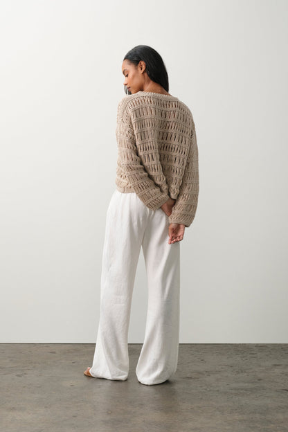 DAISY HAND-KNIT CREWNECK