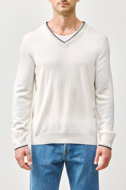 ALDEN CASHMERE V-NECK SWEATER