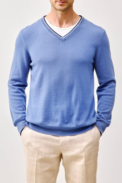 ALDEN CASHMERE V-NECK SWEATER