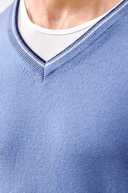 ALDEN CASHMERE V-NECK SWEATER