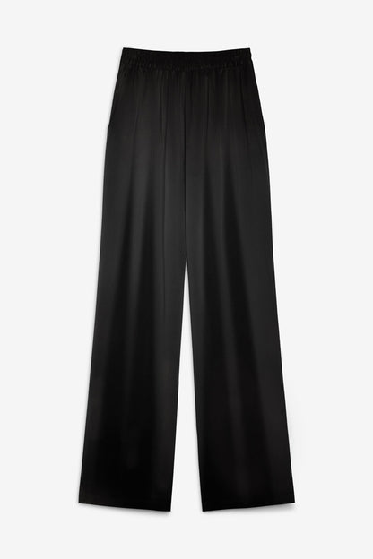 EVAN SILK WIDE LEG PANT | 33" INSEAM