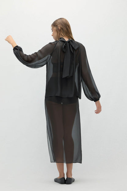 AMARA SILK ORGANZA BLOUSE