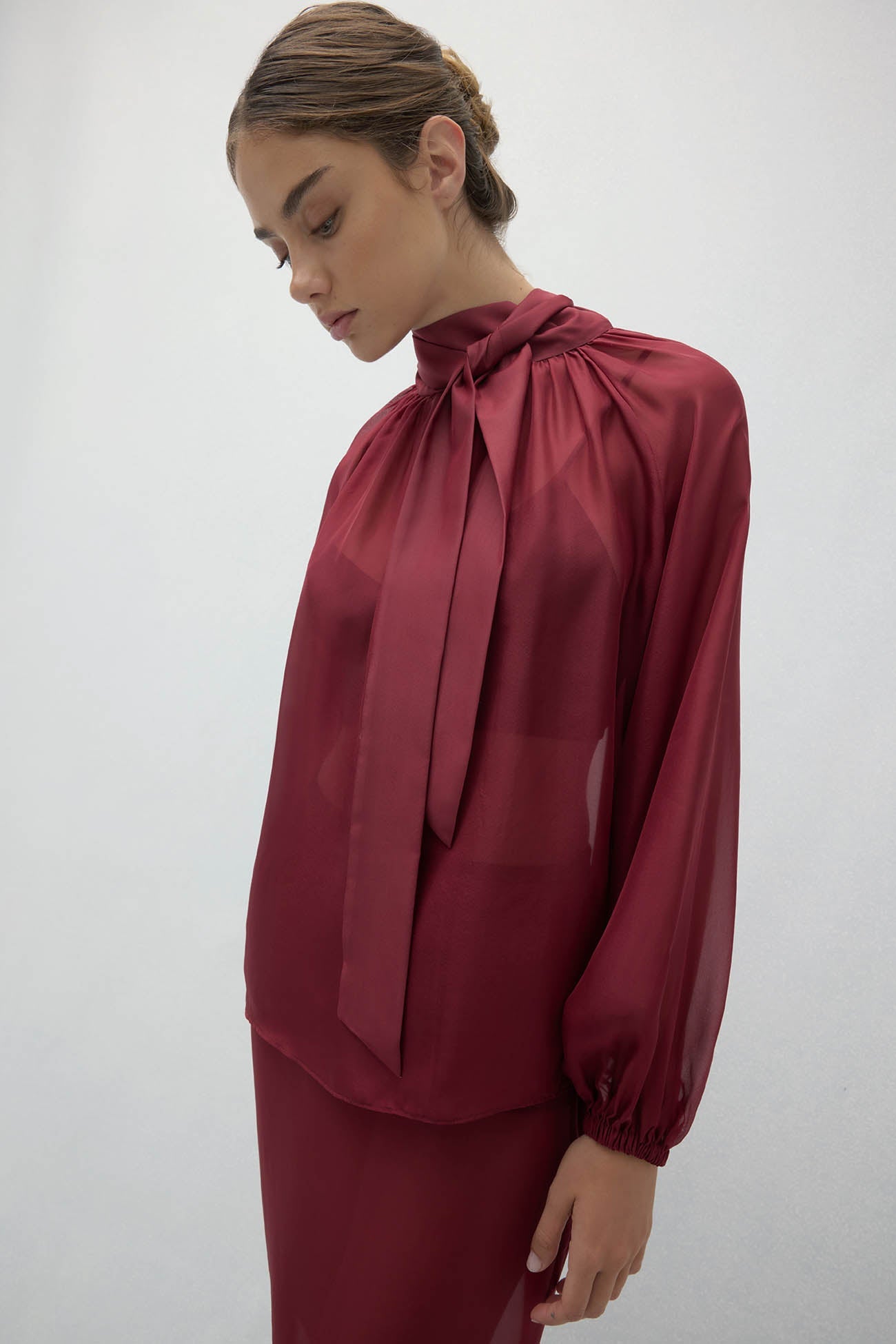 AMARA SILK ORGANZA BLOUSE