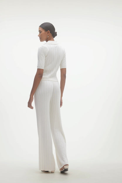BLAIRE RIBBED POLO